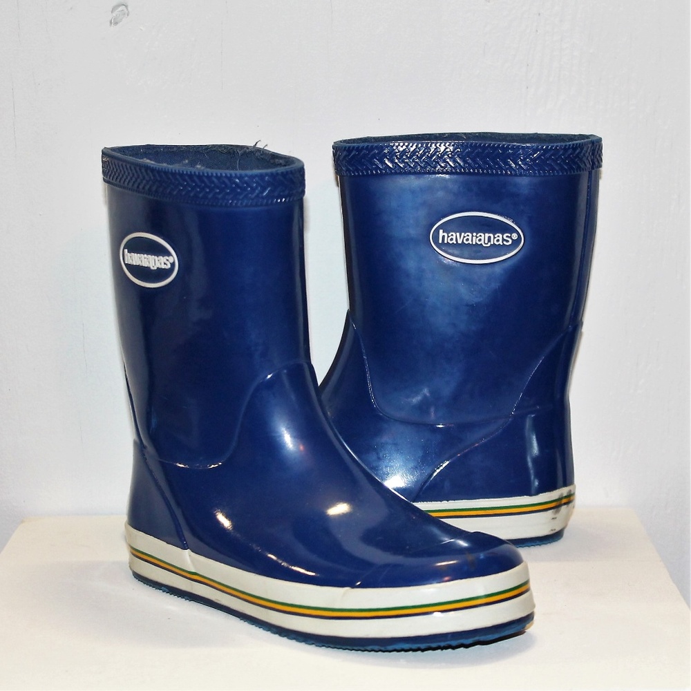 Like 🆕 Kids size 13 Havaianas Blue Rain Boots